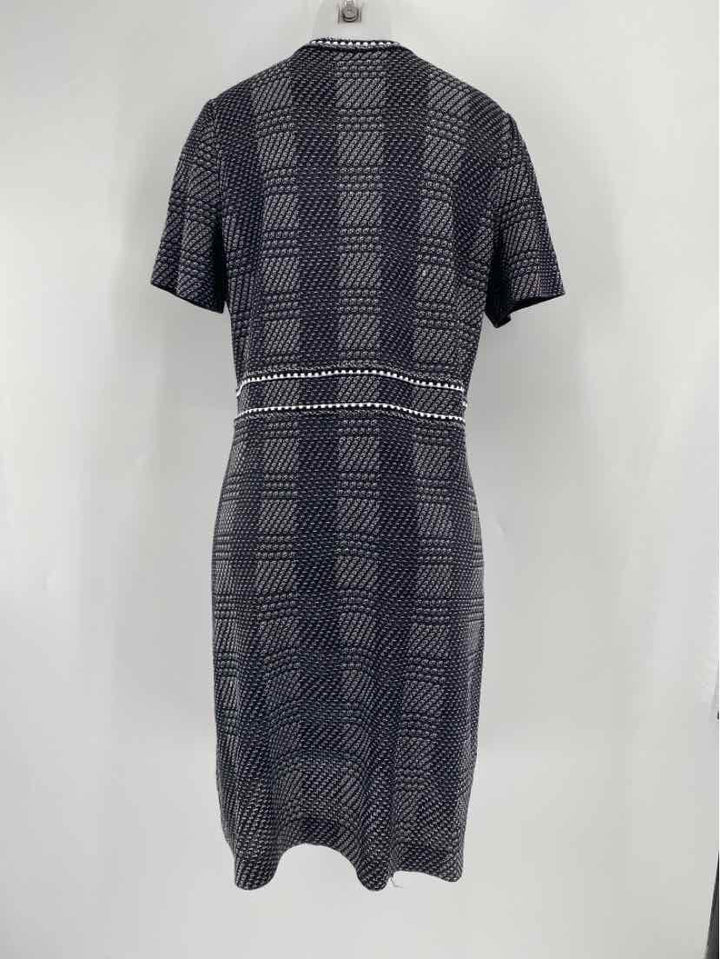 Size L MISOOK Black Print Dress
