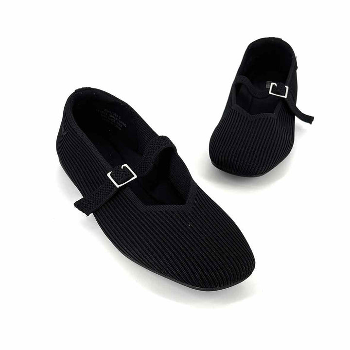 Shoe Size 9.5 VIVAIA Black Flats