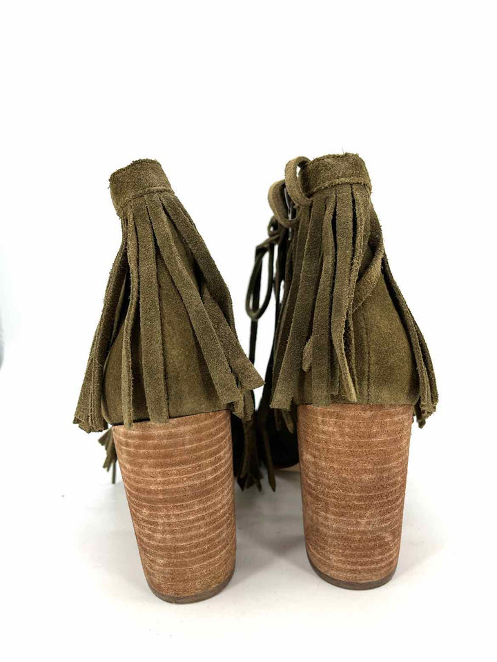 Shoe Size 9 Gianni Bini Olive Suede Boots