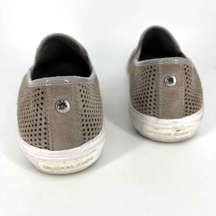 Shoe Size 10 Michael Kors Gray Suede Flats