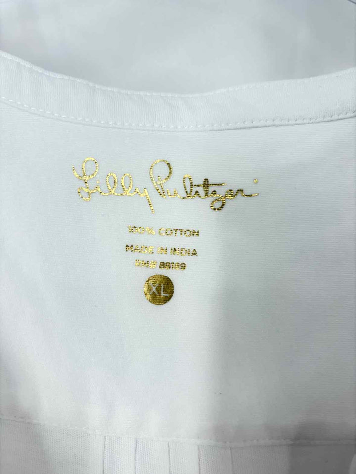 Size XL Lilly Pulitzer White Shirt