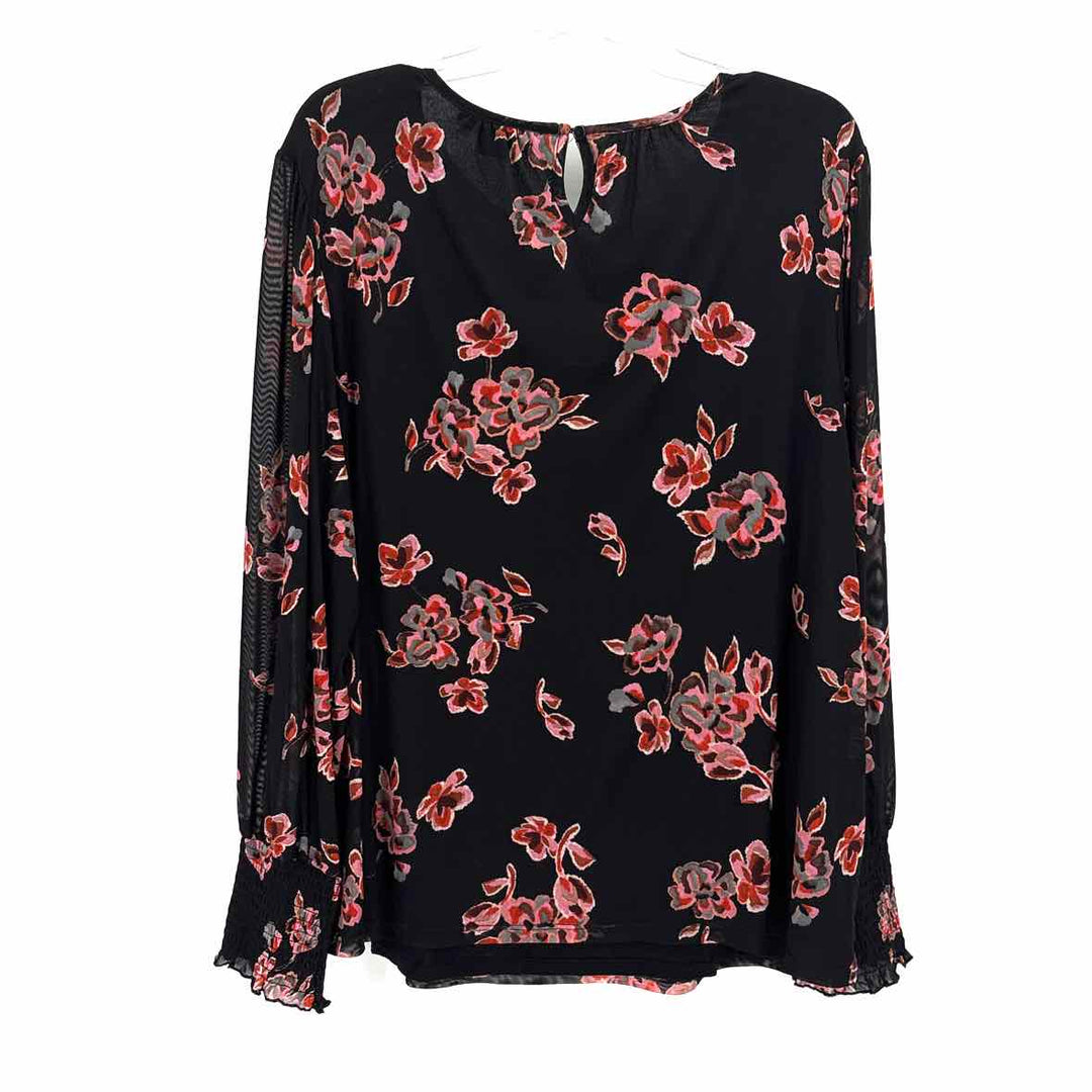 Size 2X Sanctuary Black Mesh Shirt