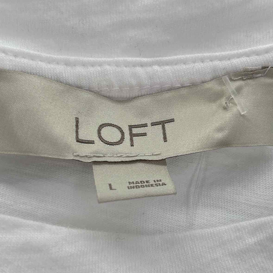 Size L LOFT White Shirt