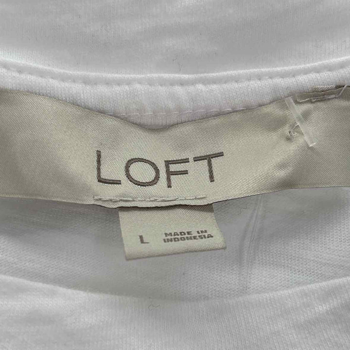 Size L LOFT White Shirt