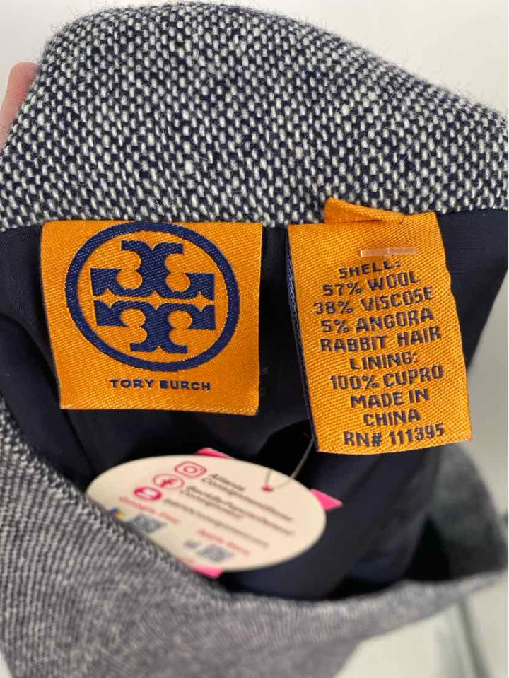 Size 8 Tory Burch Navy Print Skirt