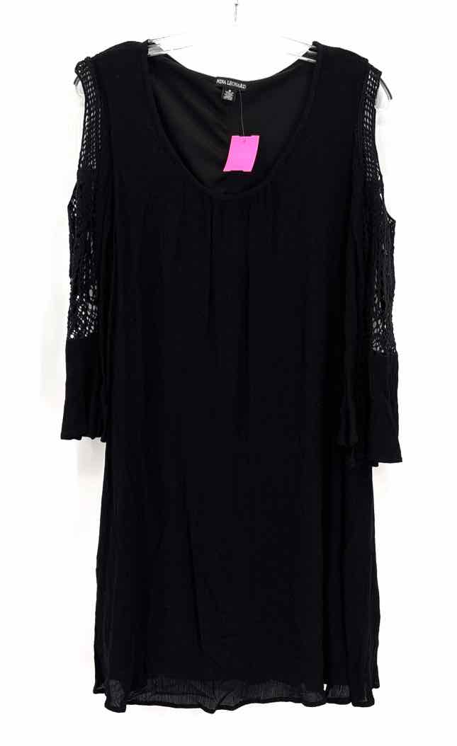 Size M NINA LEONARD Black Dress
