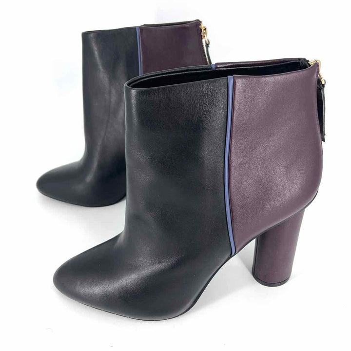 Shoe Size 10 CABI Burgundy Leather Boots