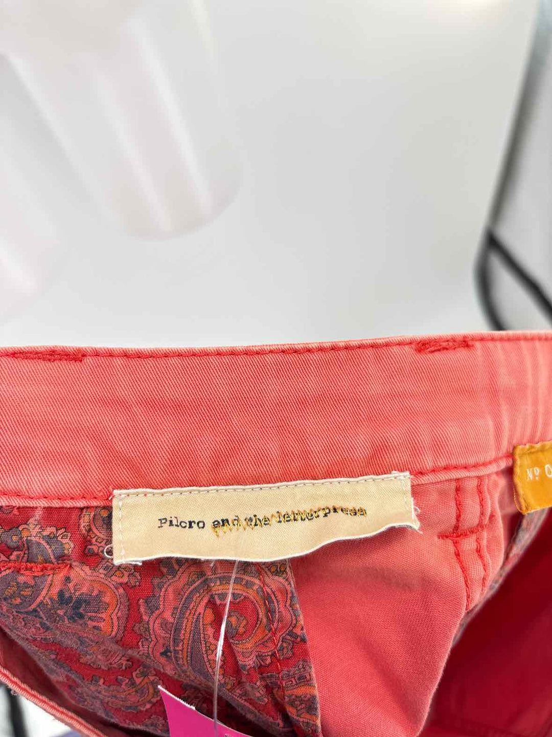 Size 4 Pilcro & the Letterpress Orange Skirt