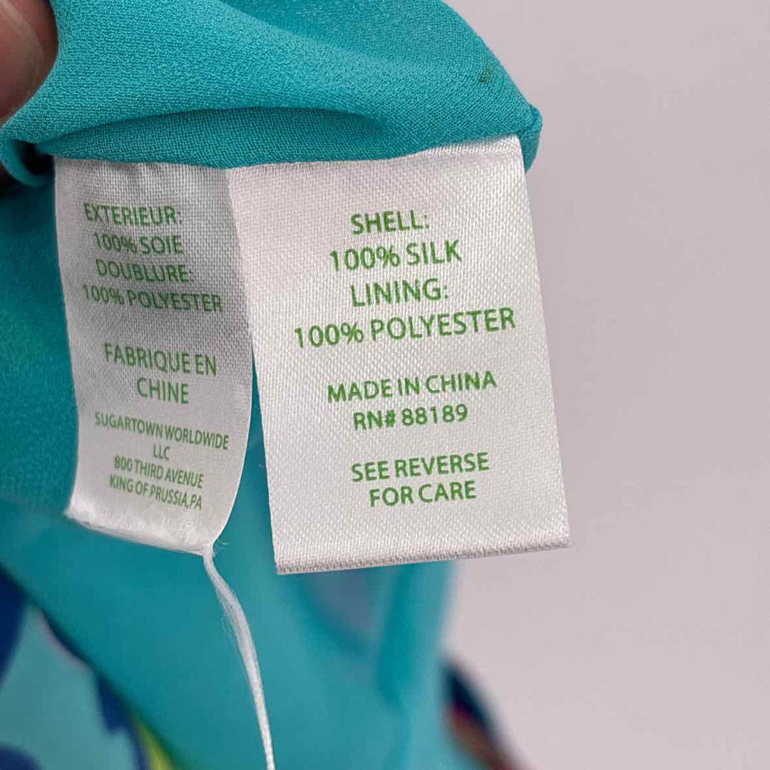 Size XS Lilly Pulitzer Aqua Shirt