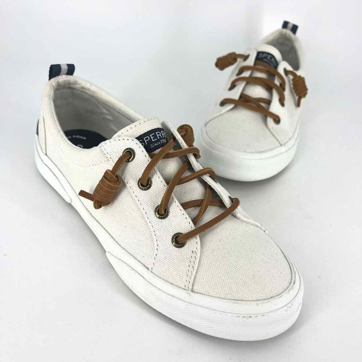 Shoe Size 6.5 Sperry White Canvas Sneakers