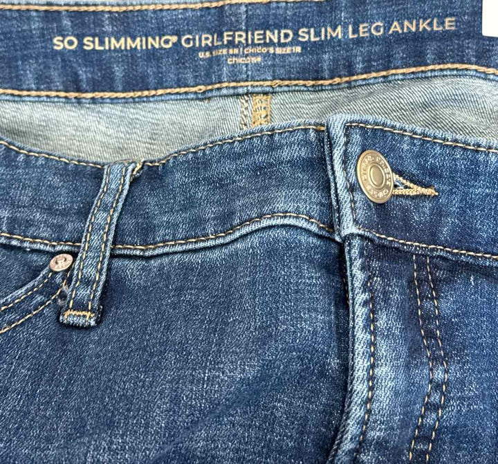 Size 6 Chico's Denim Pants