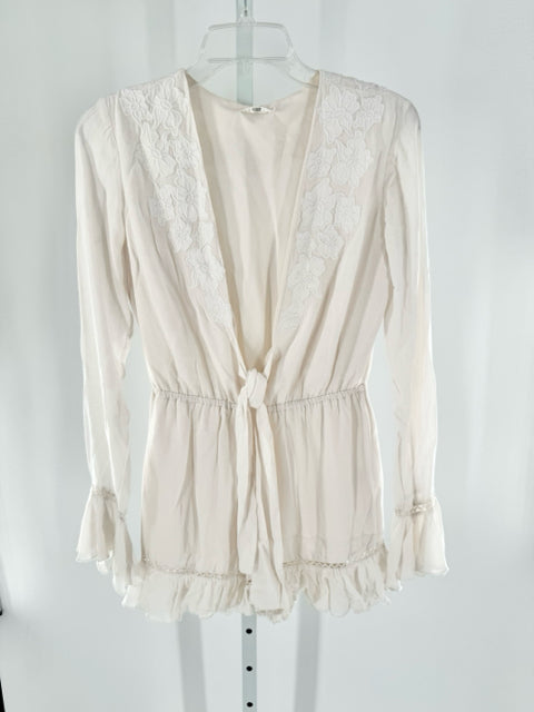 Size XS Beige Romper