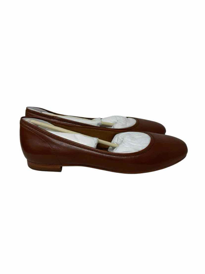 Shoe Size 8 Frye Tan Leather Flats