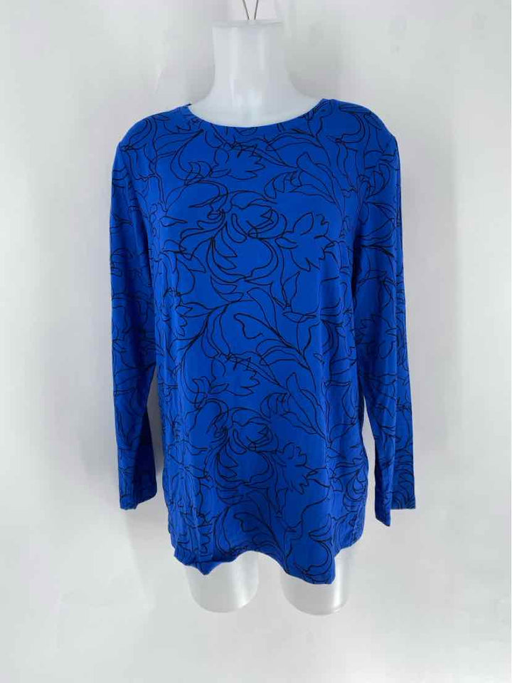 Size XL Chico's Blue Cotton Shirt