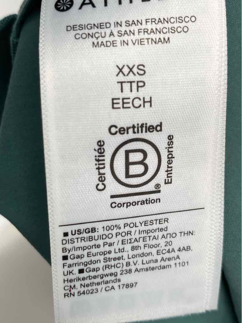 Size XXS Athleta Teal Dress