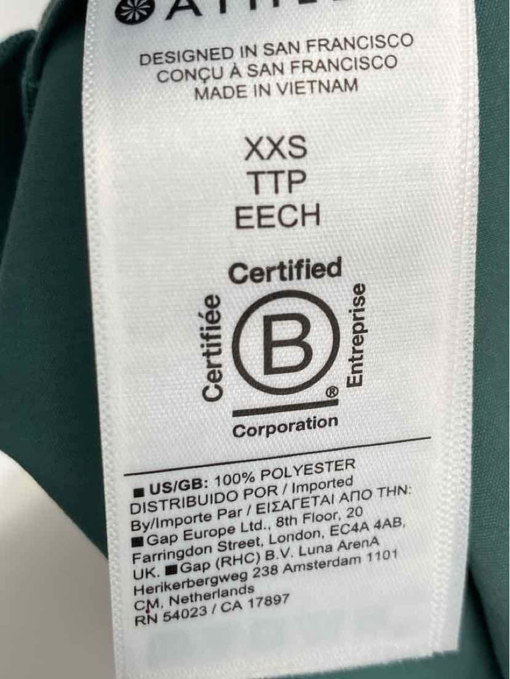 Size XXS Athleta Teal Dress