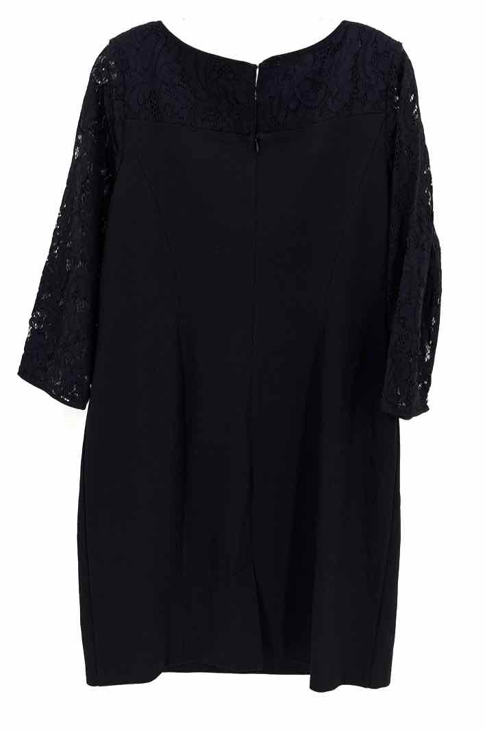 Size 14 Talbots Black Knit Dress