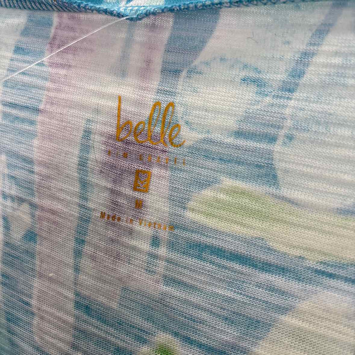 Size M Blue Print Dress