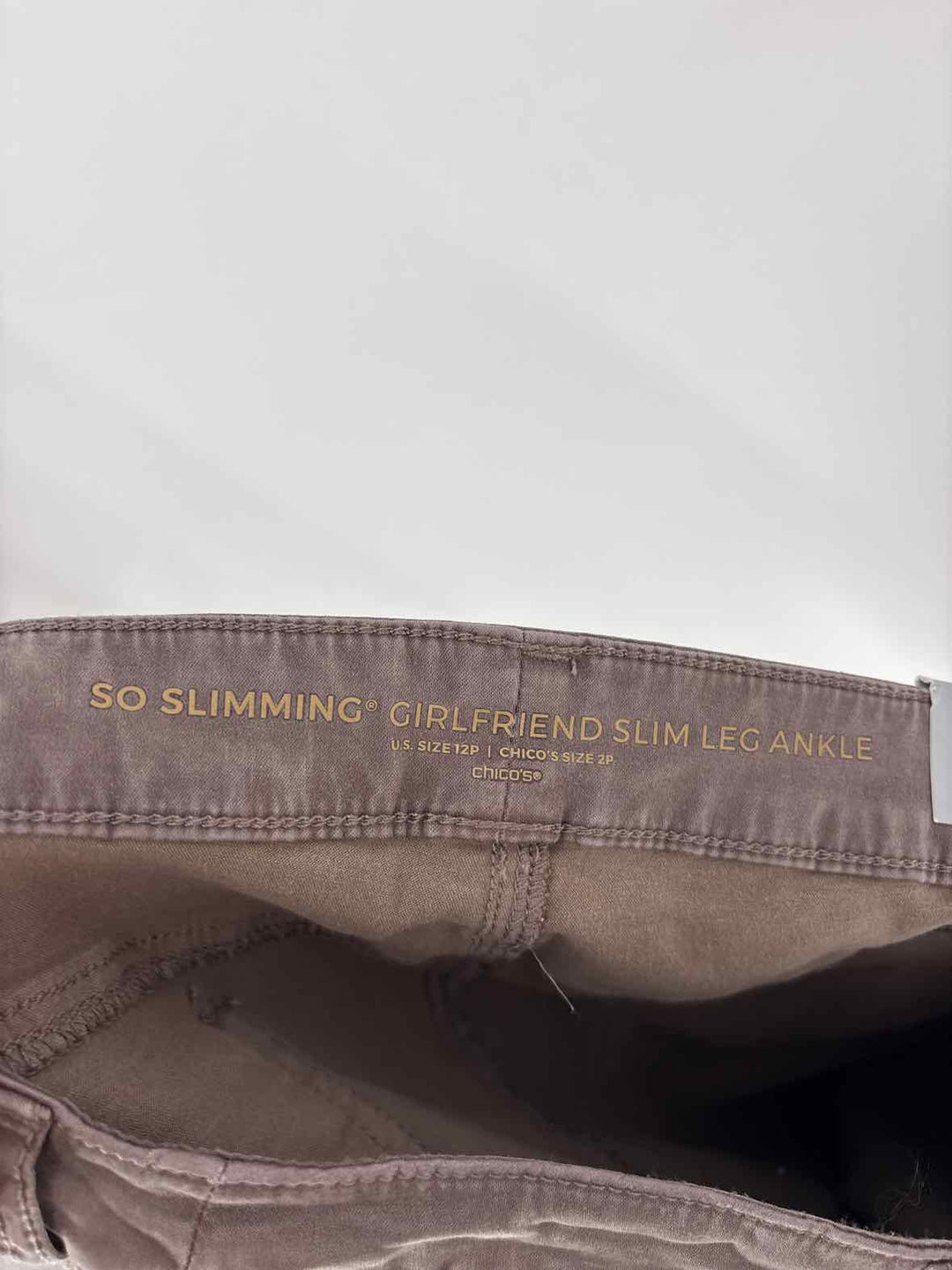 Size 12P Chico's Gray Pants