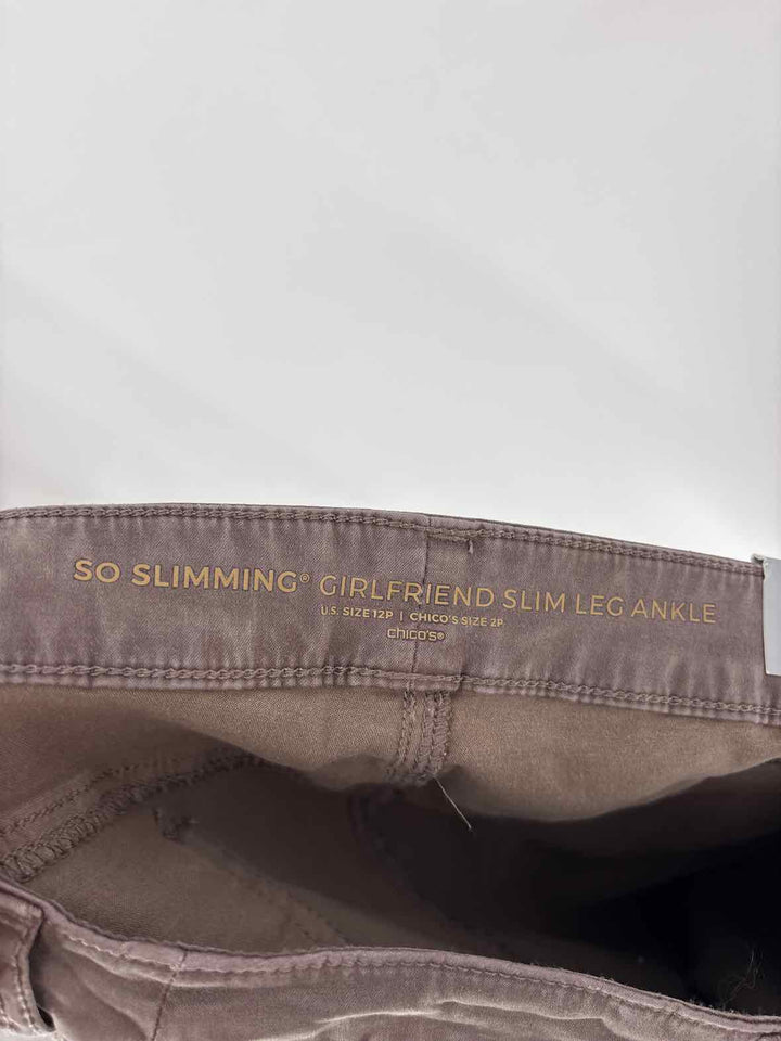 Size 12P Chico's Gray Pants