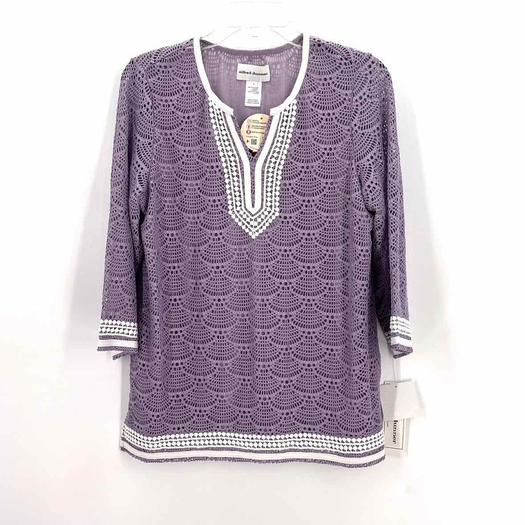 Size S ALFRED DUNNER Purple Shirt