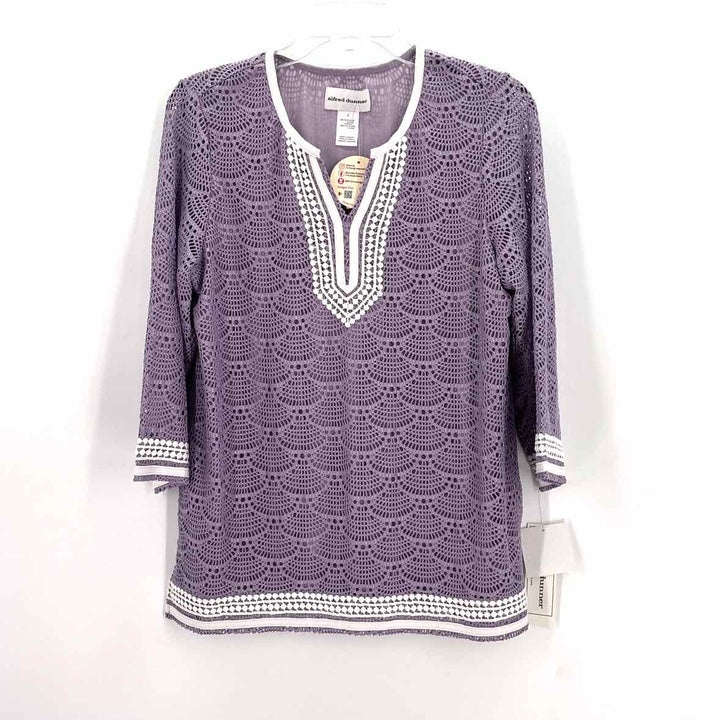 Size S ALFRED DUNNER Purple Shirt