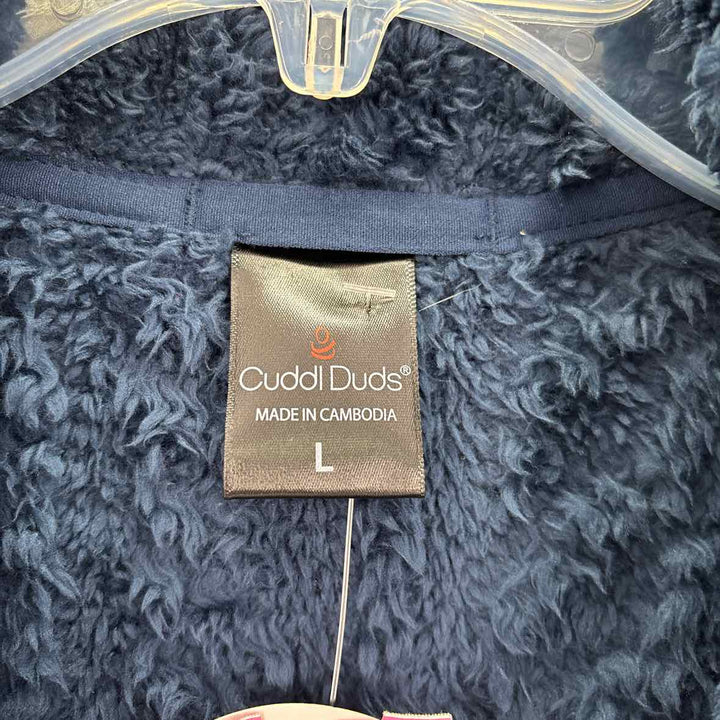 Size L CUDDLE DUDS Navy Sweater