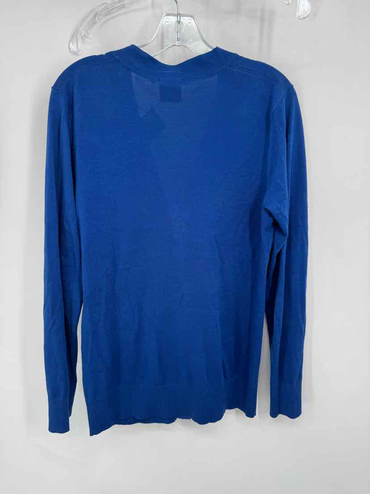 Size L Tory Burch Blue Shirt