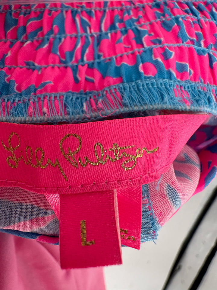 Size L Lilly Pulitzer PINK PRINT Shorts