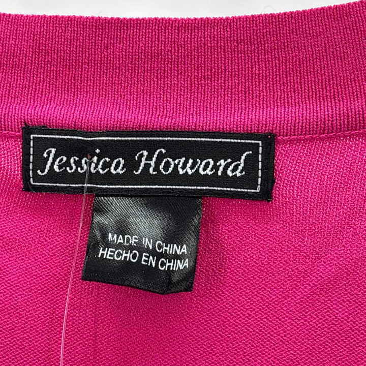 Size 20 JESSICA HOWARD Hot Pink Knit Cardigan