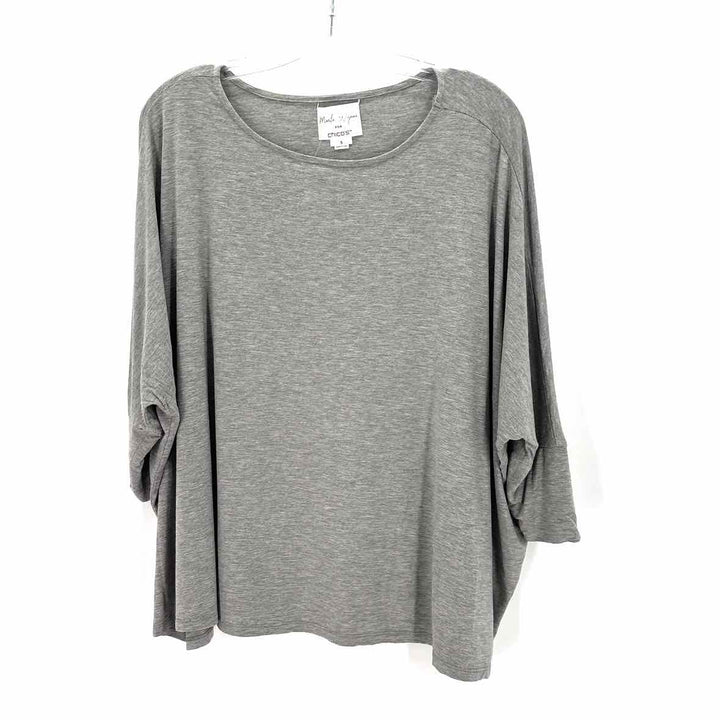 Size S Chico's Gray Shirt