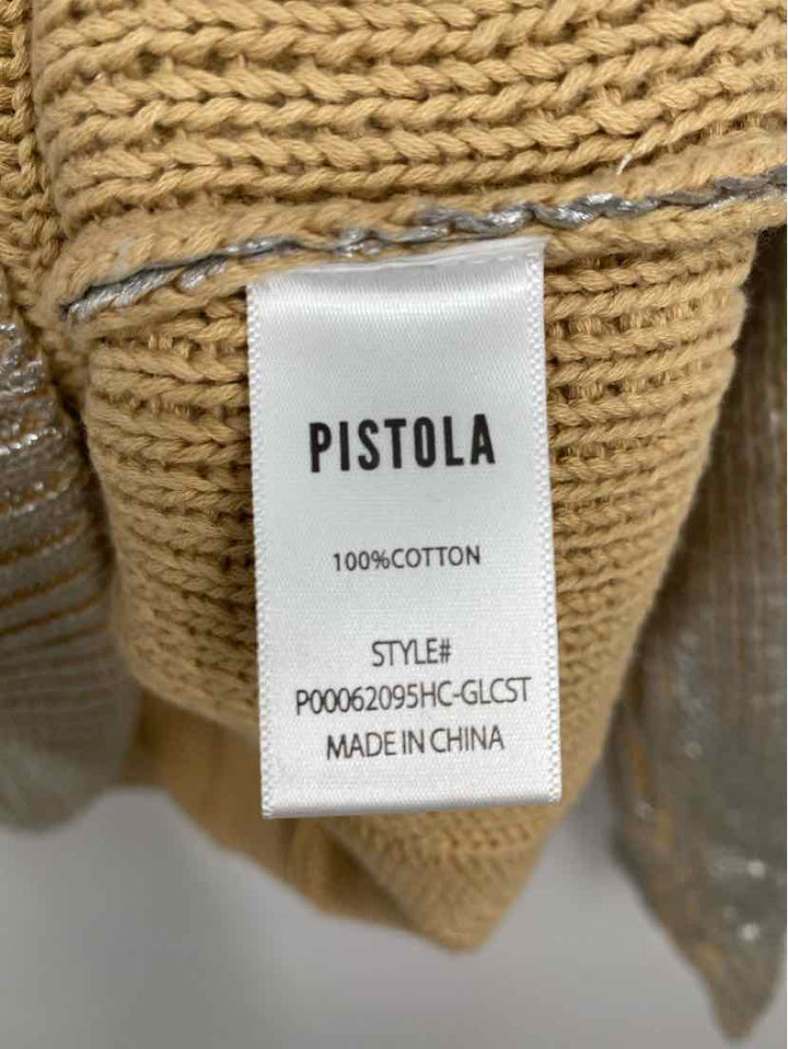 Size L Pistola Silver Sweater