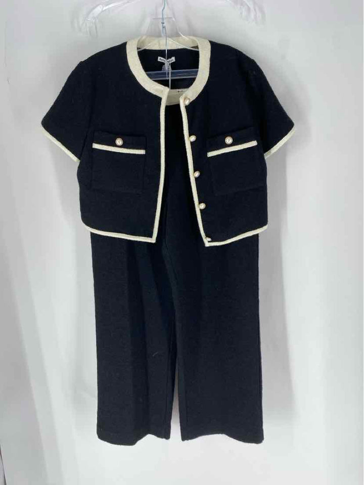 Size 6 REFORMATION Black 2 PC Dress