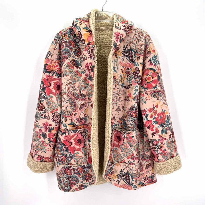 Size XL PINK PRINT Jacket