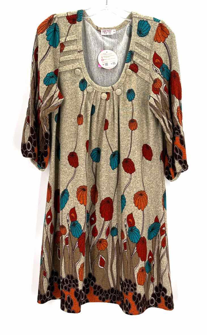 Size XL Multi-Color Knit Dress