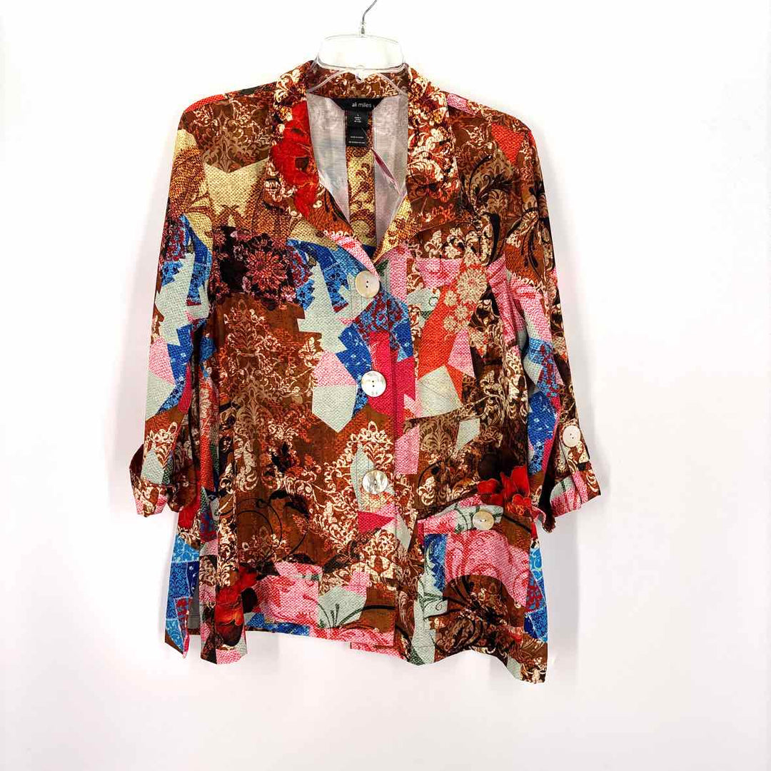 Size L ALI MILES Multi-Color Shirt