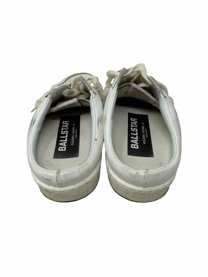 Shoe Size 39 GOLDEN GOOSE White Leather Sneakers