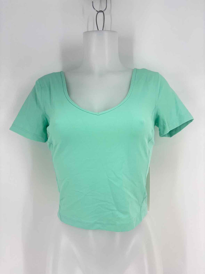 Size 6 Lululemon Green Shirt