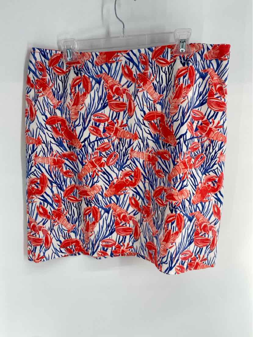 Size 14 Talbots Red Skirt