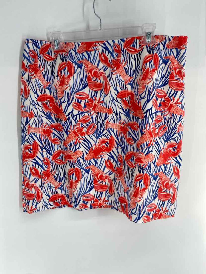 Size 14 Talbots Red Skirt