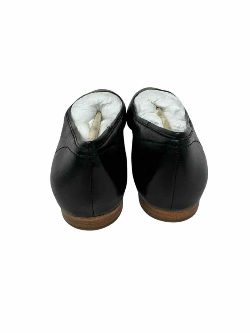 Shoe Size 8 Frye Black Leather Flats