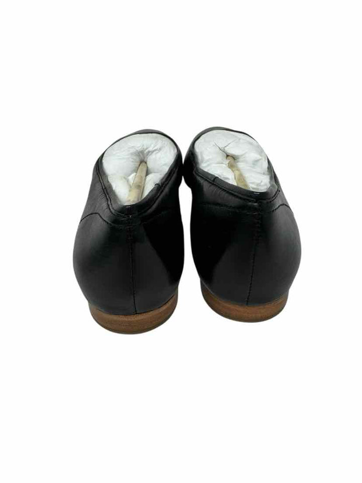 Shoe Size 8 Frye Black Leather Flats