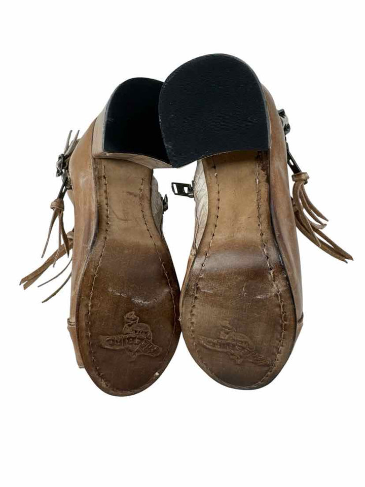 Shoe Size 8 FREEBIRD Brown Leather Boots