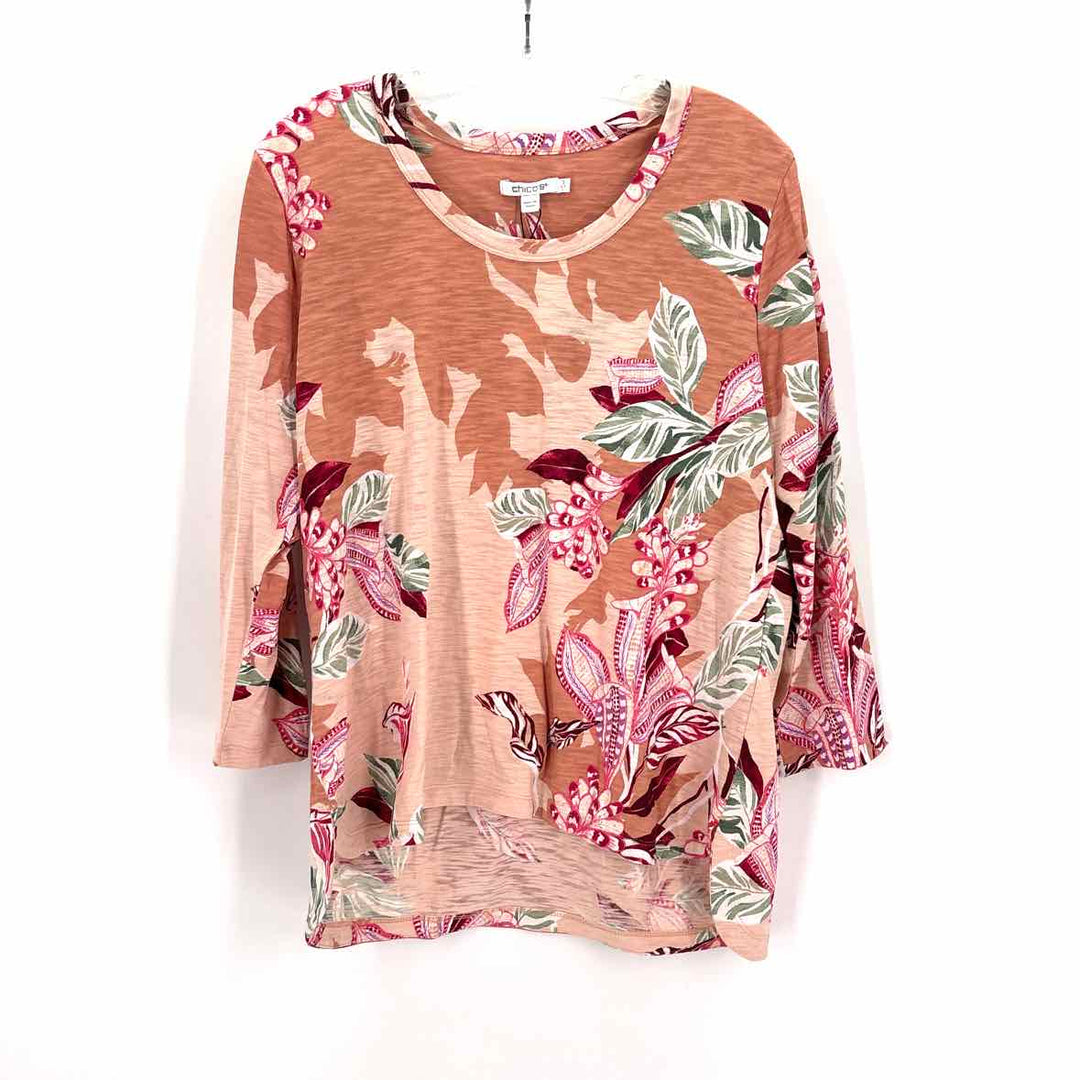 Size L Chico's Blush Knit Shirt