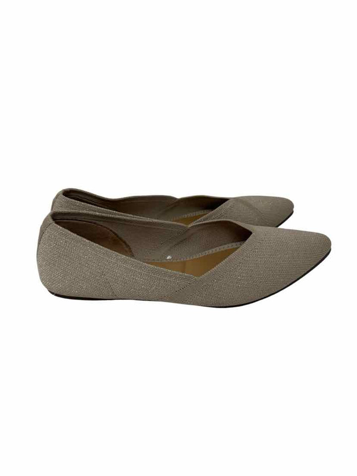 Shoe Size 8 CYNTHIA ROWLEY Gold Flats