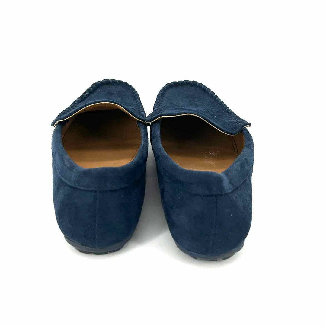 Shoe Size 7.5 COMFORT Navy Faux Leather Loafers