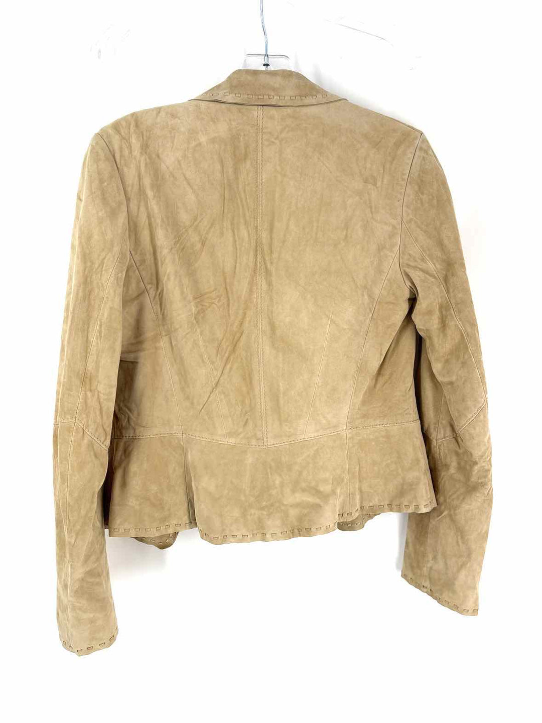 Size S SAKS FIFTH AVENUE Tan Suede Jacket