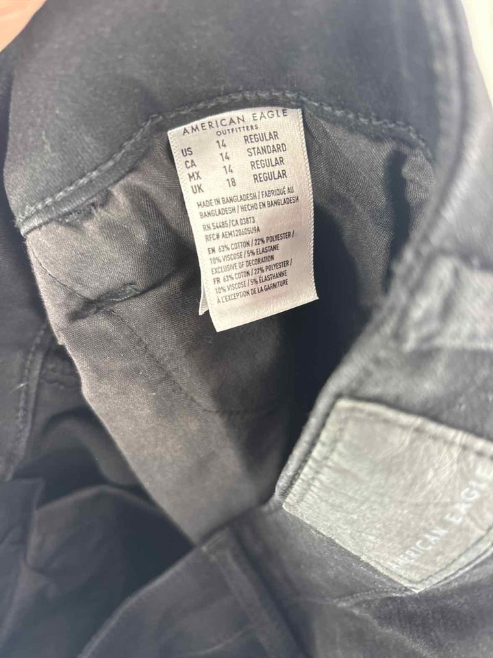 Size 14 AMERICAN EAGLE Black Pants