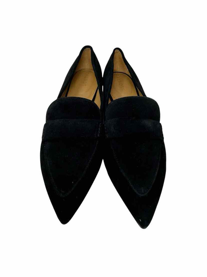 Shoe Size 10 Talbots Black Suede Flats