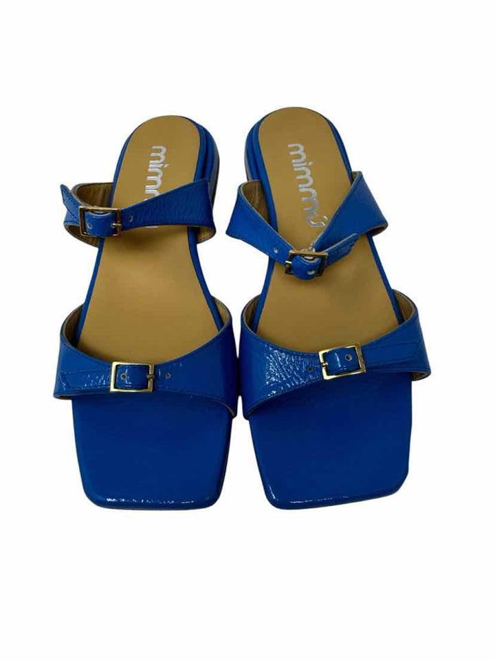 Shoe Size 38 Blue Sandals